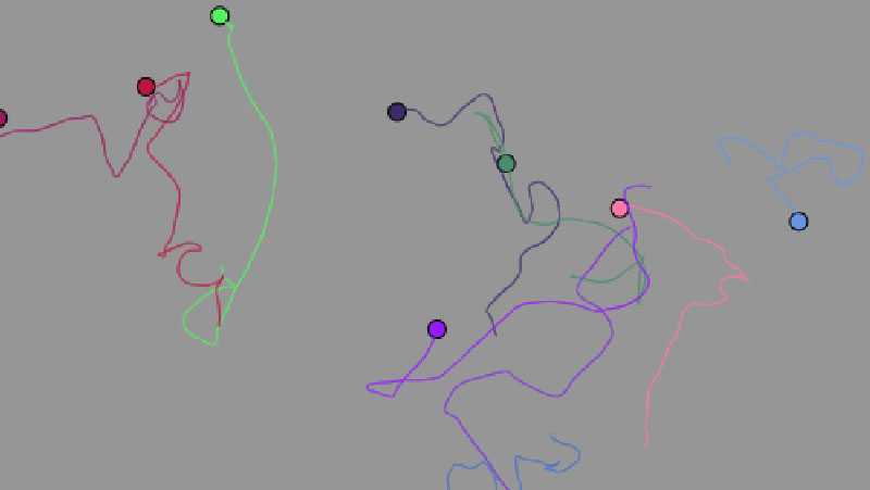 Perlin Noise walker